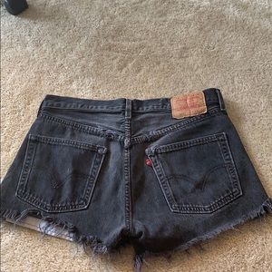 Black womans levi shorts
